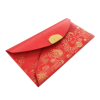 red envelope with gold and red design Genereted AI png