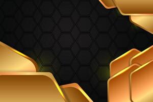 Abstract background polygon shape with black and born color vector