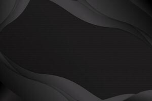 Abstract fluid background black vector