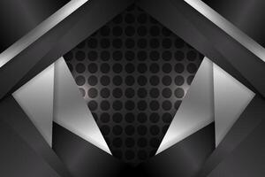 Abstract background rectangle shape  with black and white color vector
