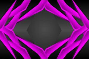 Abstract background triangle shape with black and purple color vector