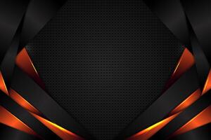 Abstract background rectangle shape with black and bronze color vector