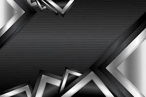 Abstract background triangle shape with black and white color vector
