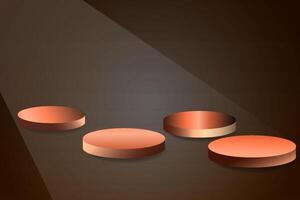Abstract background black and bronze color vector