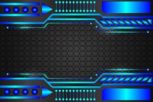 Abstract background with black and blue color vector