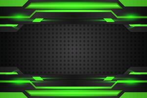 Abstract background with black and green color vector
