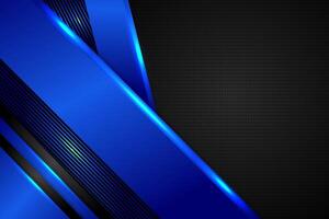 Abstract background rectangle shape with black and blue color vector