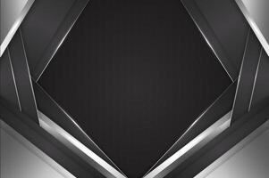 Abstract background rectangle shape with black and white color vector