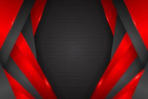 Abstract background rectangle shape with black and red color vector