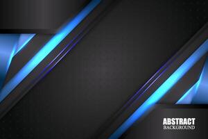 Abstract background rectangle shape with black and blue color vector