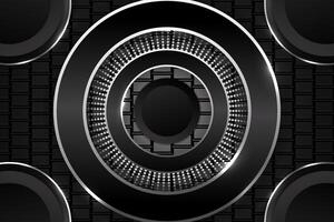 Abstract background polygon shape with black and white color vector