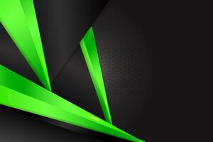 13.Abstract background rectangle shape with black and green color vector