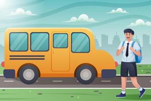 Back to School Illustration Design vector