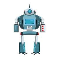 Robot Assistant Character Design Illustration vector