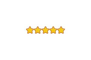 Star Bar Decor Sticker Design vector