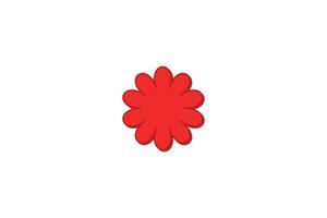 Basic Graphic Flat Sticker Design vector
