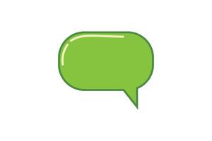 Speech Bubble Highlight Note Sticker Design vector