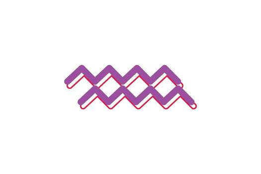 Basic Graphic Flat Sticker Design vector