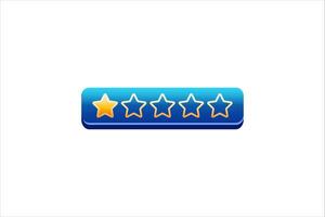 Rating Review Comment Sticker Design vector