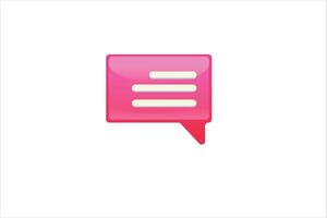 Message Interface Flat Sticker Design vector