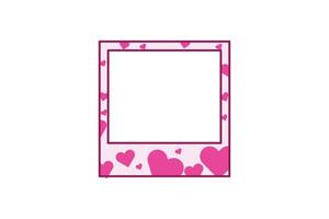 Vlog Video Frame Sticker Design vector