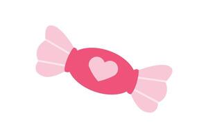 Love Candy Happy Valentine Day Sticker vector