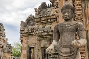Old stucco sculpture. Phanom Rung historical park is Castle Rock old, Phanom rung national park in North East of Thailand. photo