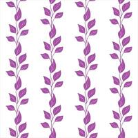 Seamless pattern autumn branch. Lilac plant. Isolated object. Hand drown. Flat vector