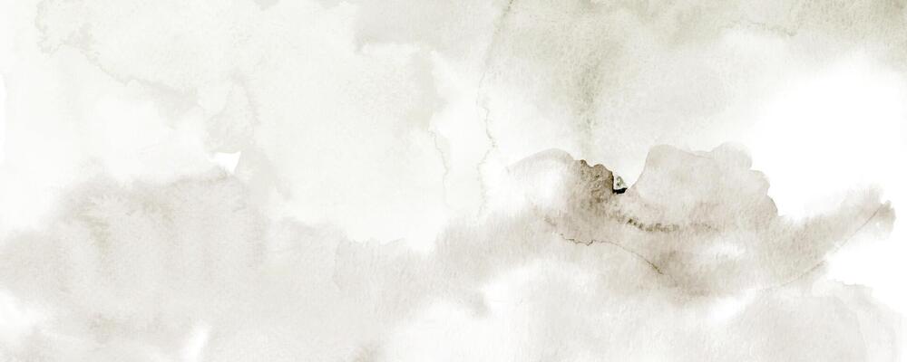 Abstract horizontal background designed with watercolor stains