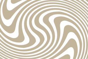 simple brown color creative geometric twirl line pattern a pattern with a white and gold striped pattern vector