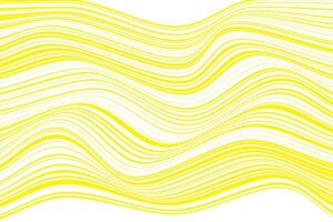 simple abstract yellow color thin to thick horizontal wavy distort line pattern abstract lines with a yellow background vector