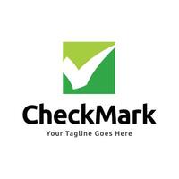 Check mark icon logo design illustration vector