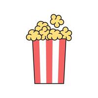 Popcorn icon symbol template for graphic and web design logo illustration vector