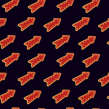 brillante sin costura modelo con flechas resumen modelo vector