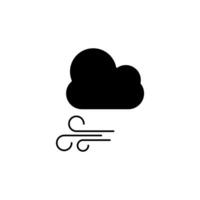 smog concept line icon. Simple element illustration. smog concept outline symbol design. vector