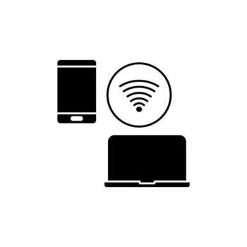 conectar concepto línea icono. sencillo elemento ilustración.conectar concepto contorno símbolo diseño. vector