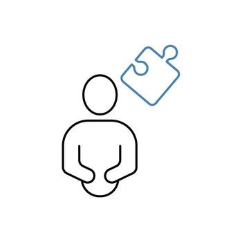 complexity concept line icon. Simple element illustration. complexity concept outline symbol design. vector