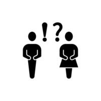 suprised concept line icon. Simple element illustration. suprised concept outline symbol design. vector