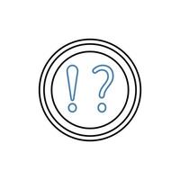 disbelief concept line icon. Simple element illustration. disbelief concept outline symbol design. vector