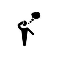 perplexed concept line icon. Simple element illustration. perplexed concept outline symbol design. vector