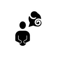 disoriented concept line icon. Simple element illustration. disoriented concept outline symbol design. vector