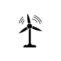 wind turbin concept line icon. Simple element illustration. wind turbin concept outline symbol design. vector