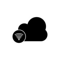 cloud concept line icon. Simple element illustration.cloud concept outline symbol design. vector