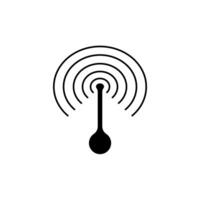 hotspot concept line icon. Simple element illustration.hotspot concept outline symbol design. vector