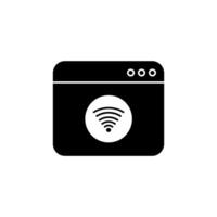 broswer concept line icon. Simple element illustration.broswer concept outline symbol design. vector