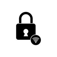 secured concept line icon. Simple element illustration.secured concept outline symbol design. vector