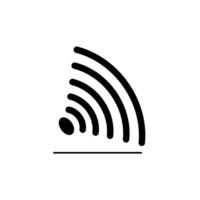 wireless concept line icon. Simple element illustration.wireless concept outline symbol design. vector