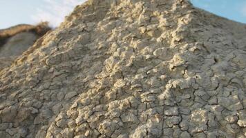 Arid Land Due to Drought in Sicily Ground video