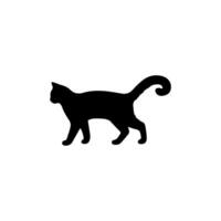 cat silhouette Ideal for pet themed design vector