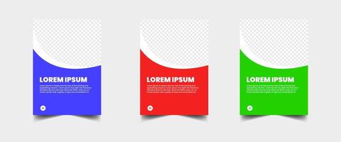 minimalist presentation templates. corporate booklet use in flyer and leaflet, marketing banner, advertising brochure, annual business report, website slider. White blue color company profile vector